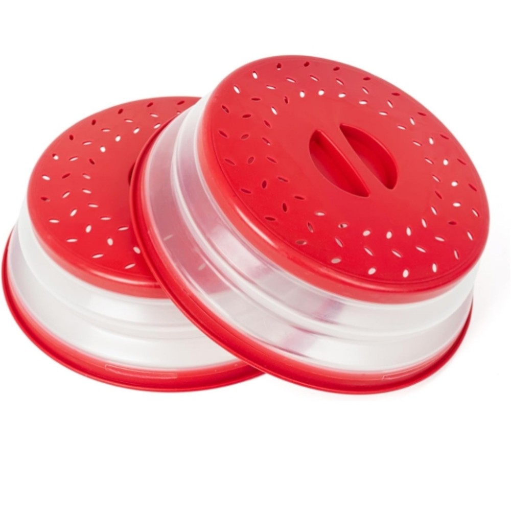 Red Microwave Plate Covers